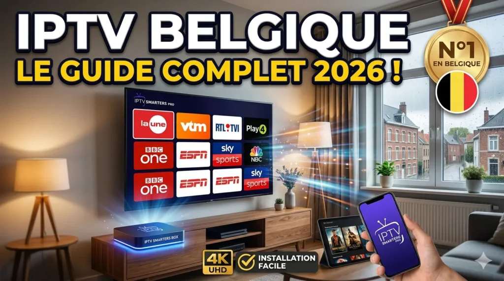 IPTV Belgique : Guide Complet 2026 par IPTV Smarters Pro